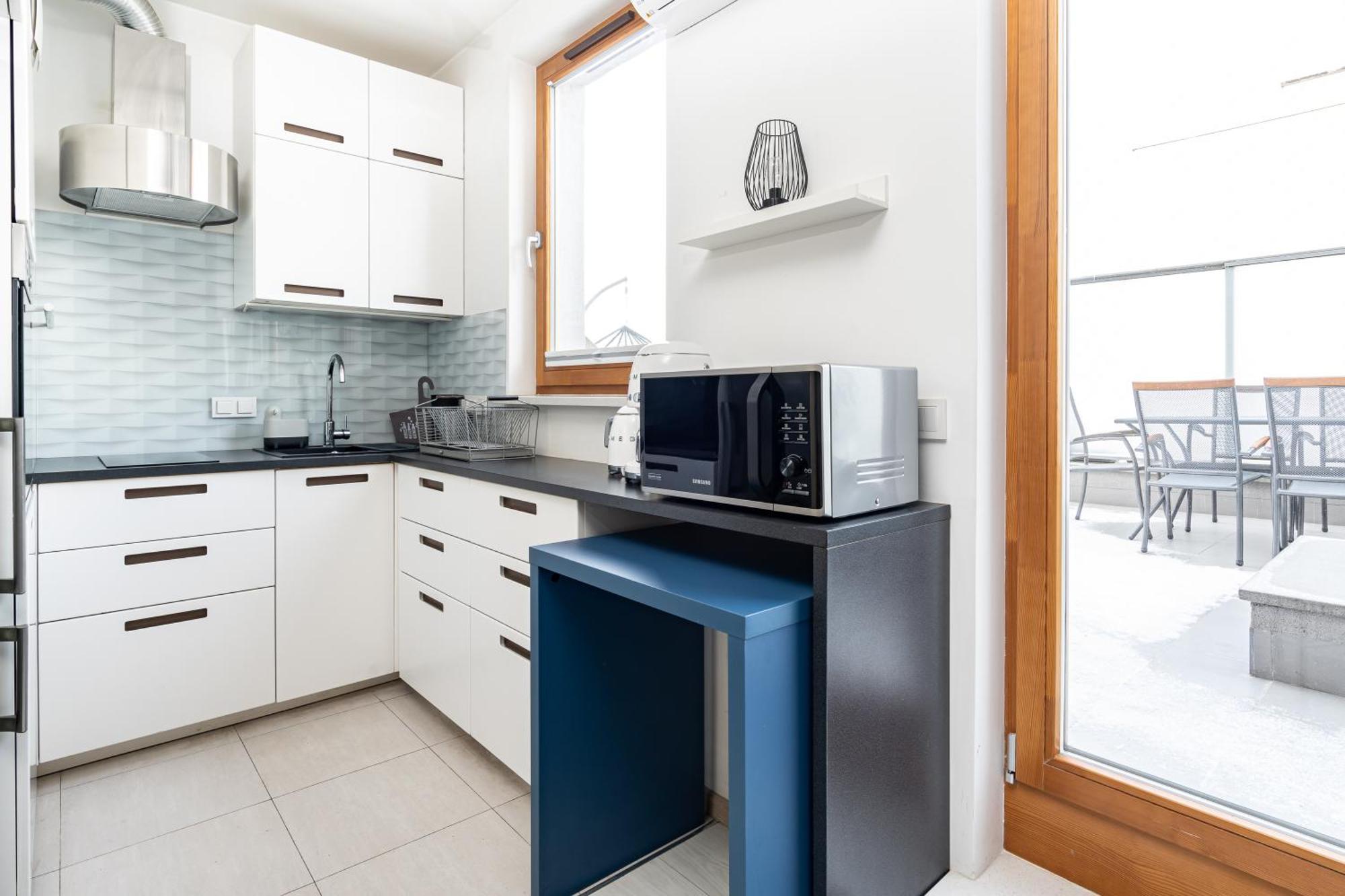 Apartament Superapart Kasprzaka With Spacious Terrace And Air Conditioning Warszawa